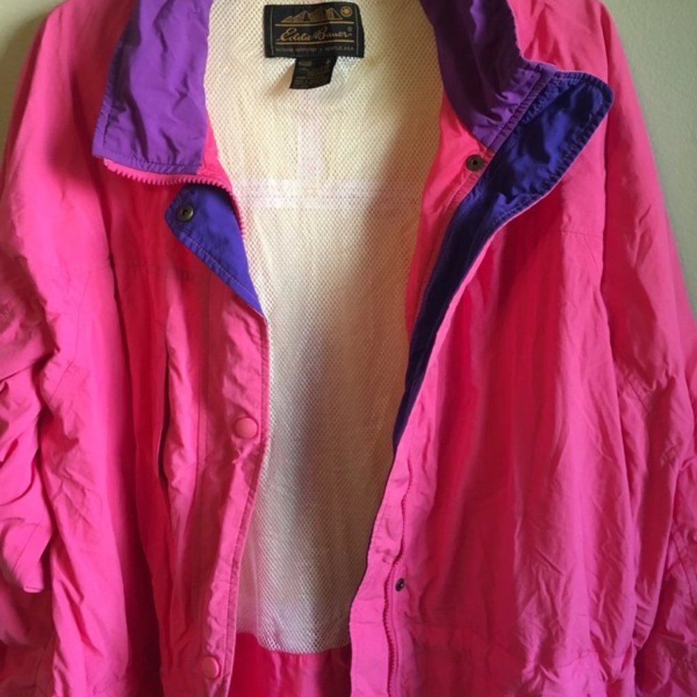 Eddie Bauer large pink‎ vintage jacket - Picture 4 of 7
